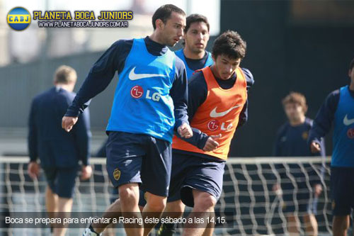 Entrenamiento de Boca