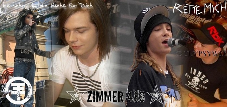 Zimmer 483 dédié à Tokio Hotel